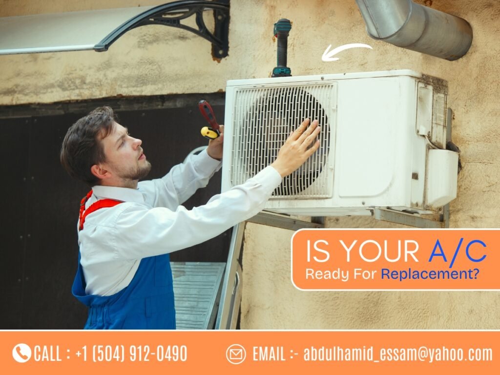 Air conditioning installation at a New Orleans residential home