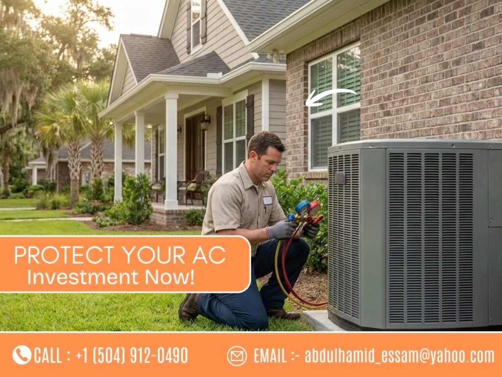 Maintaining a new air conditioning system in Metairie Louisiana