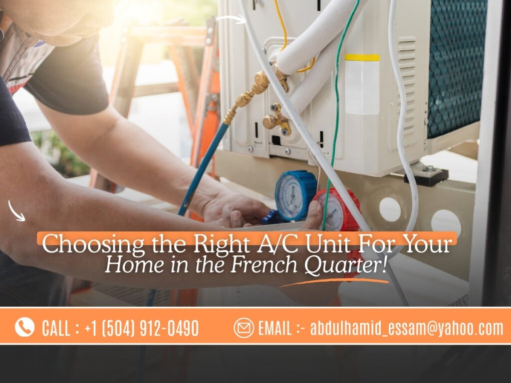 A/C Installation In French Quarter