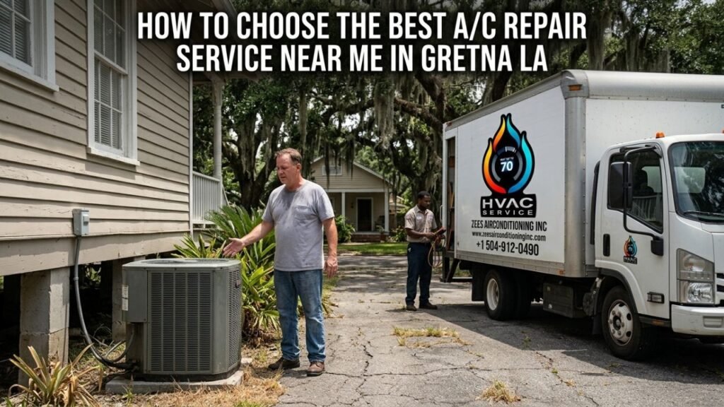 How to choose the best AC repair service near me in Gretna LA
