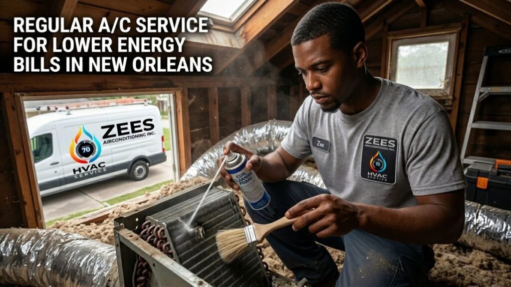 Professional AC service that saves money on energy bills