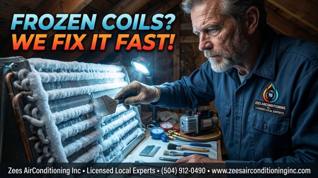 Zees AirConditioning Inc expert diagnosing common reasons
