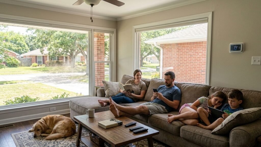 Comfortable home cooling after AC recharge or repair in Gretna