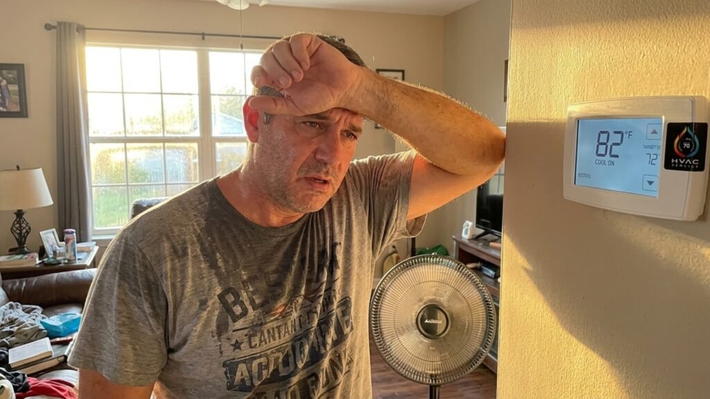 Homeowner uncomfortable as AC fails in extreme heat