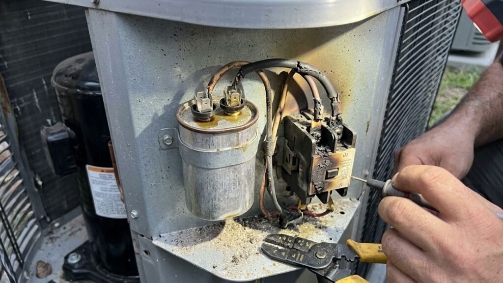 Capacitor damage from frequent power flickers